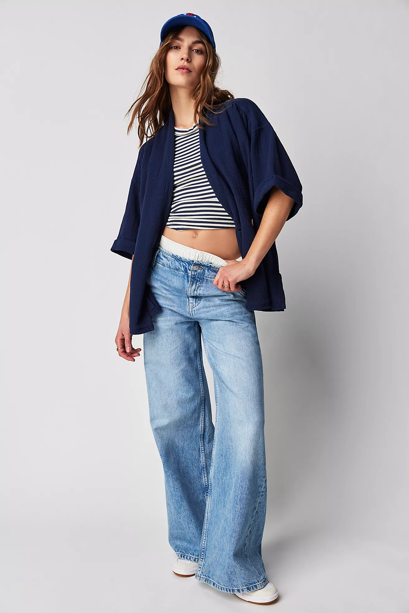We The Free Harlow Mid-Rise Wide-Leg Jeans | Free People (UK)