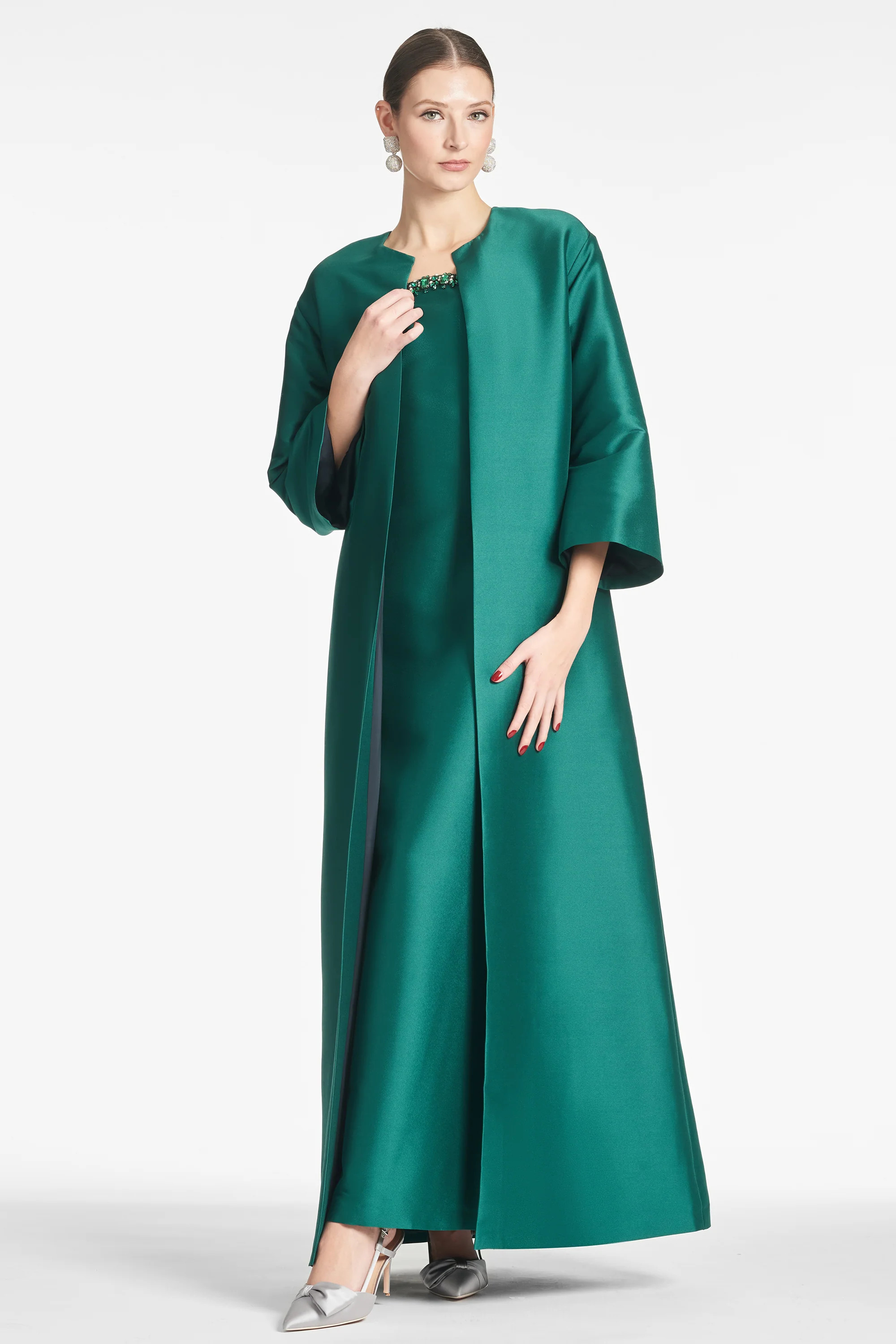 Calliope Coat - Emerald | Sachin and Babi