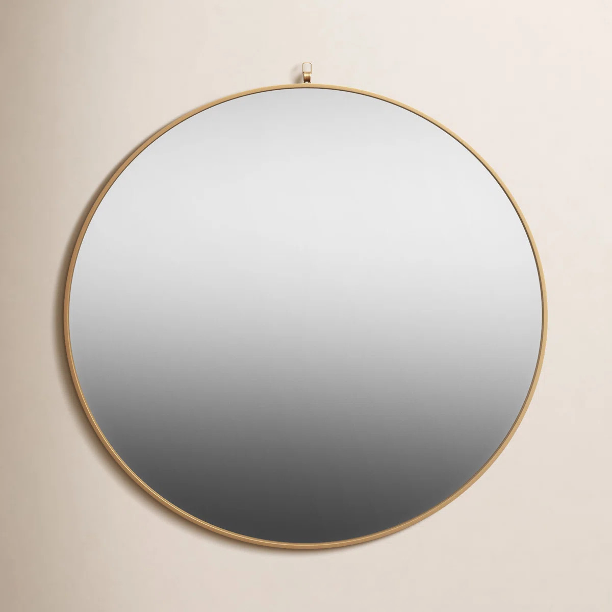 Cassie Metal/Manufactured Wood Round Wall Mirror | Wayfair North America