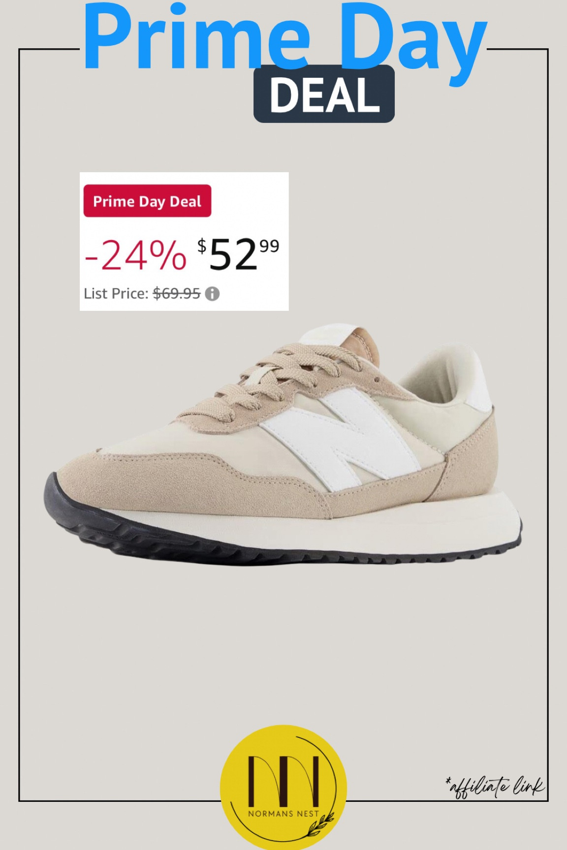 One of my favorite pair of sneakers, New Balance 237, 24% off for Prime day!

#LTKFitness #LTKSaleAlert #LTKShoeCrush