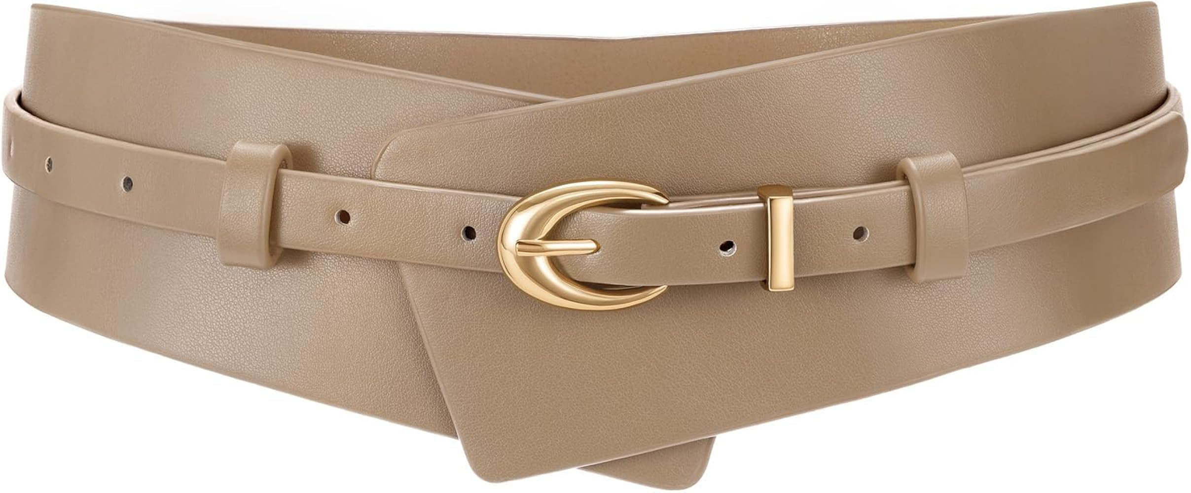 WHIPPY Cinturón ancho de cuero para mujer, cinturón de vestir de moda para mujer, cintura 2 en ... | Amazon (US)