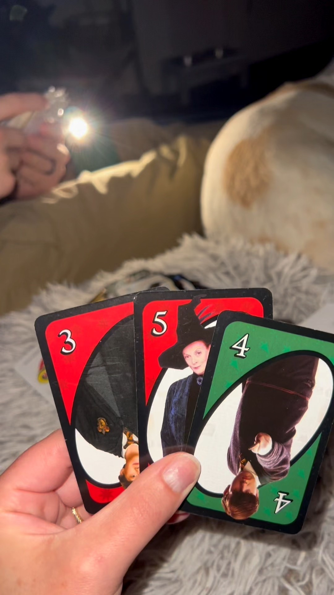 Our power went out the other night, so we had a fun little Uno game night! Our cat even wanted to join in 😂

#LTKFamily #LTKHome #LTKPets