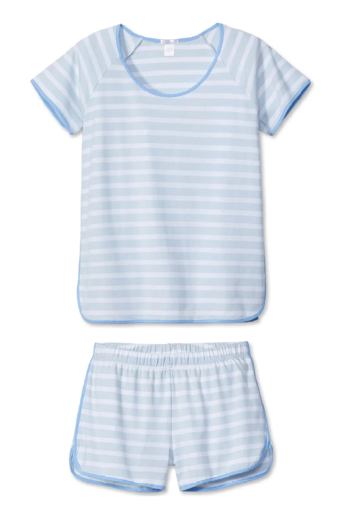 Pima Shorts Set in Hydrangea | Lake Pajamas