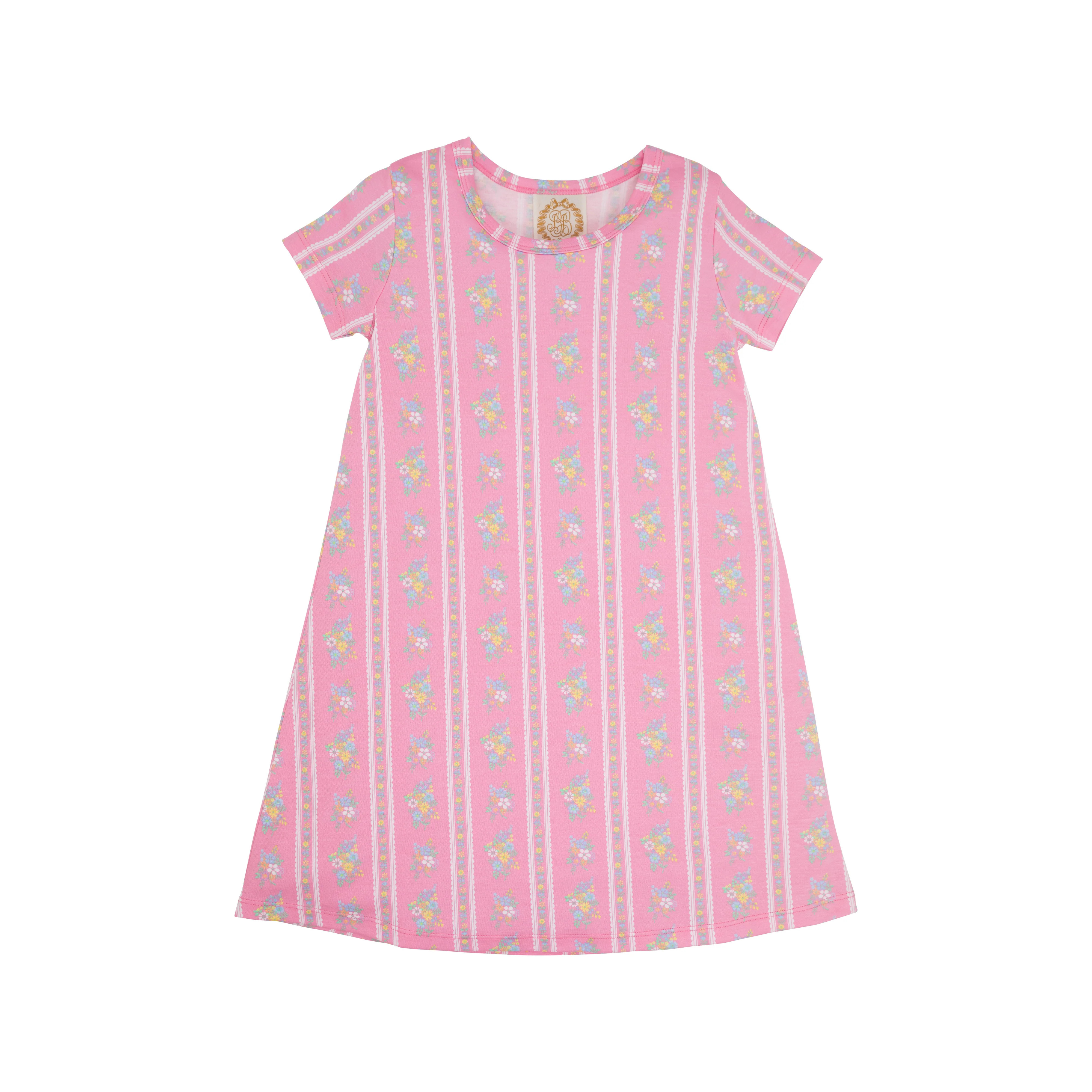 Polly Play Dress - Argonne Forest Flowers (Pink) | The Beaufort Bonnet Company