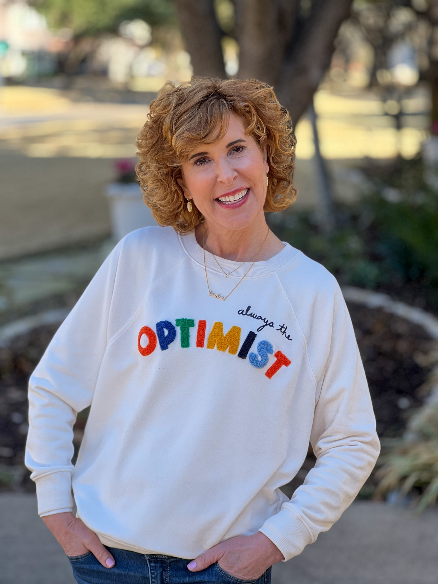 Sweatshirt, graphic sweatshirt, colorful sweatshirt, loft

Always the Optimist! This adorable lightweight sweatshirt puts me in a great mood! It’s 30% off right. Is with code YAY!

#LTKsalealert #LTKFind #LTKstyletip