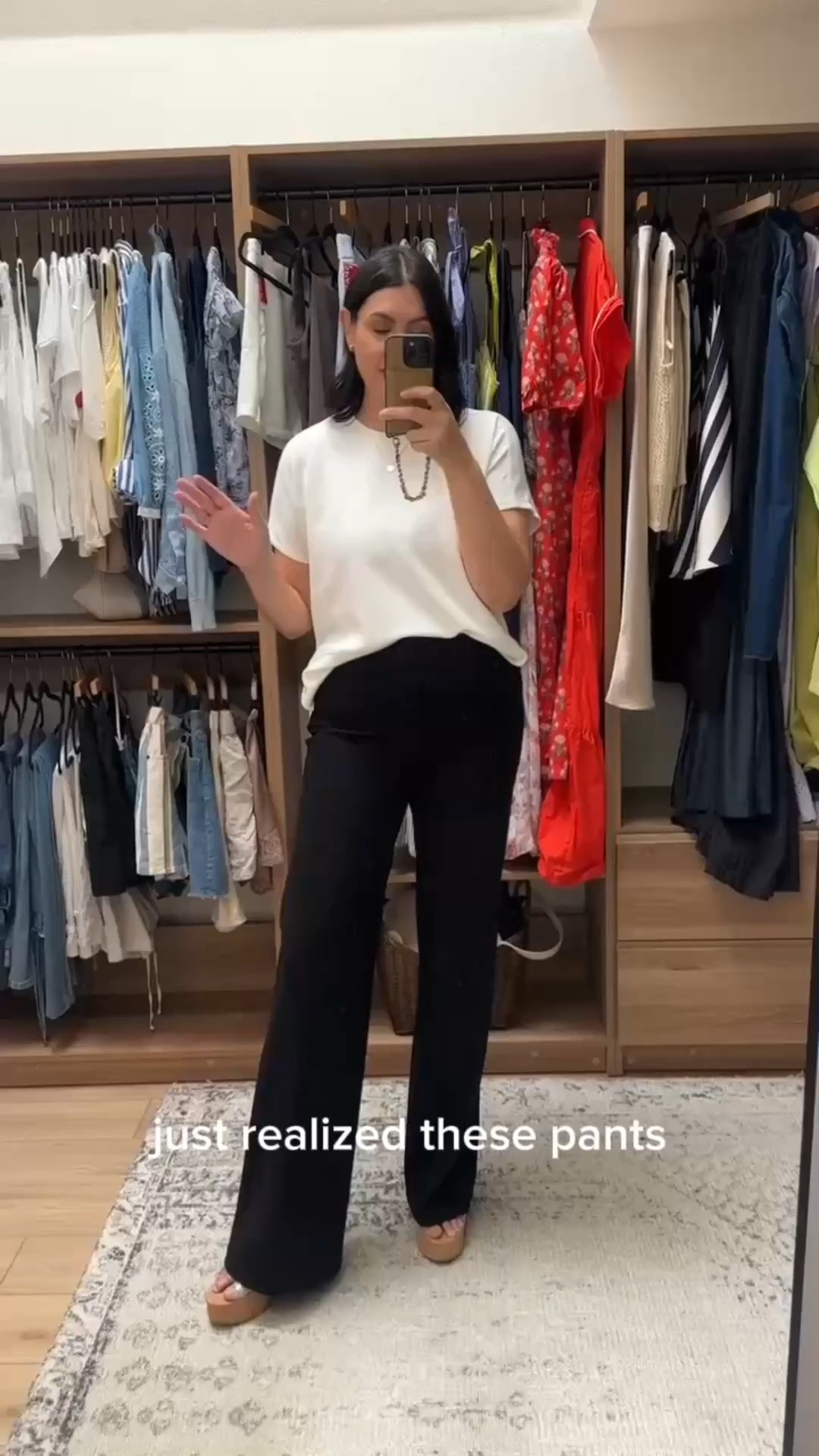 Some wonderful @Spanx pants on sale at Nordstrom right now! I’m in the medium tall but they’re very long!