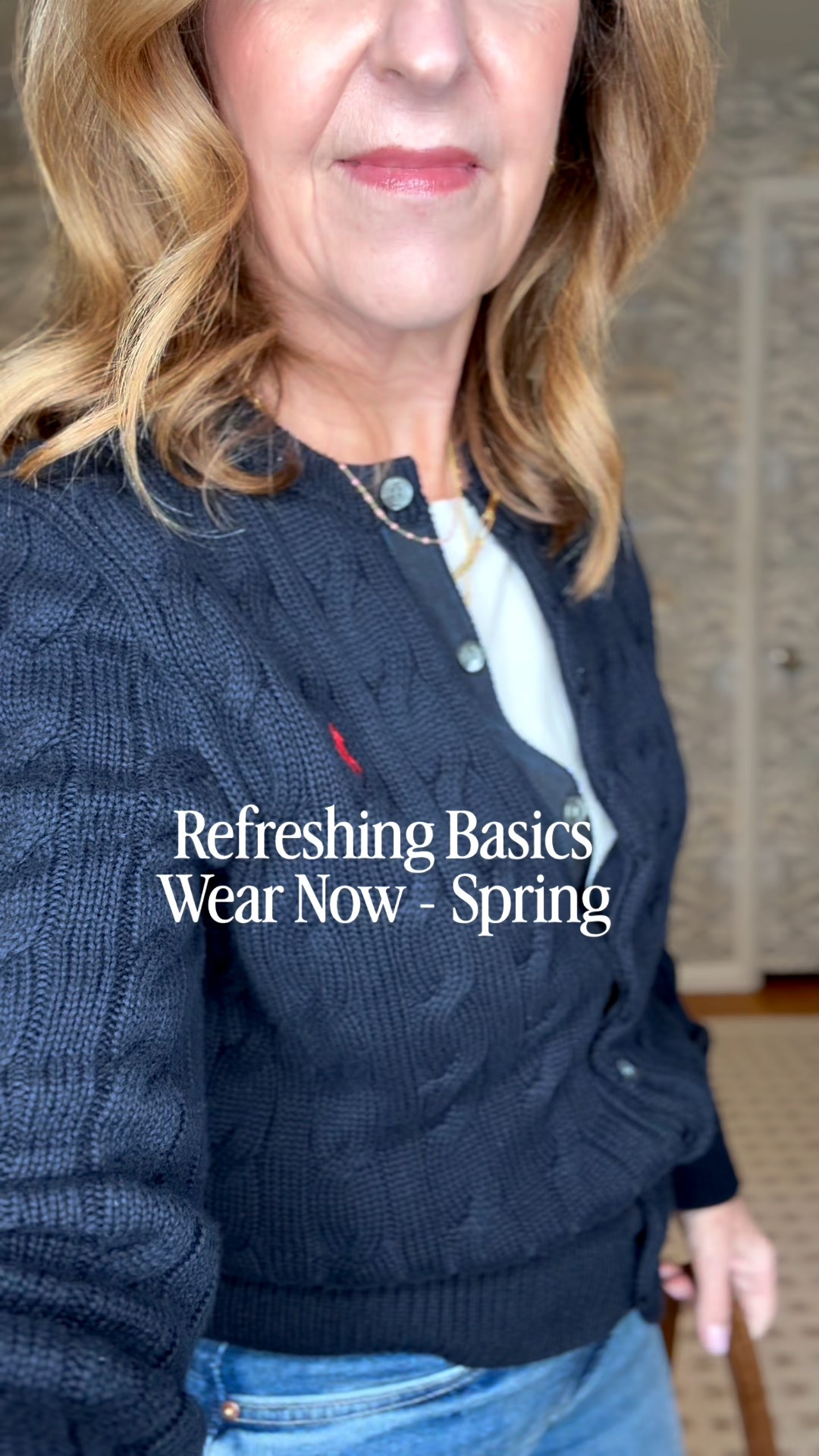 It's time to refresh your basics to transition into spring. 

1. Straight jeans. These are stylists' favorites for fit, style, and comfort, and you can dress them up or down. 
2. It's time to refresh white t-shirts.  I linked a few favorites I wear.  
3. Add an elevated cotton Cardigan that has style, texture, and one you will wear on repeat. I love this one. It fits well and feels luxe. 
4. Refresh Cognac accessories that go with all your spring colors.  

#LTKPetite #LTKootd #LTKOver40