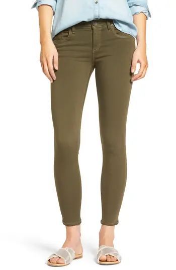 Petite Women's Kut From The Kloth Donna Skinny Jeans, Size 2P - Green | Nordstrom