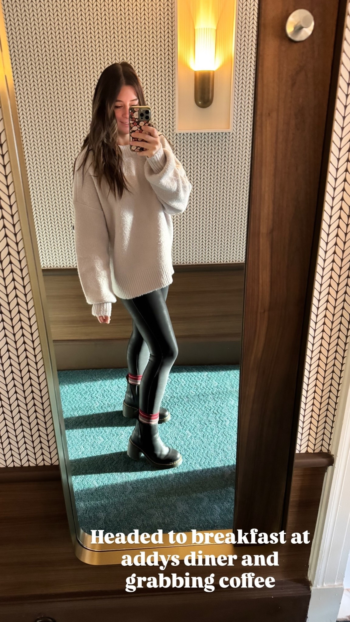 Headed to breakfast at addys diner and grabbing coffee