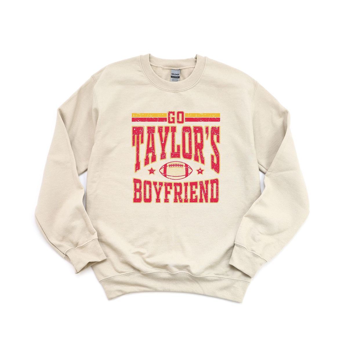 Simply Sage Market Women's Graphic Sweatshirt Go Taylor's Boyfriend Football | Target