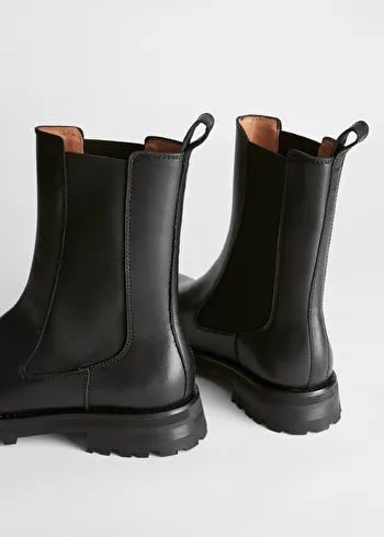 Chunky Sole Leather Chelsea Boots | & Other Stories US