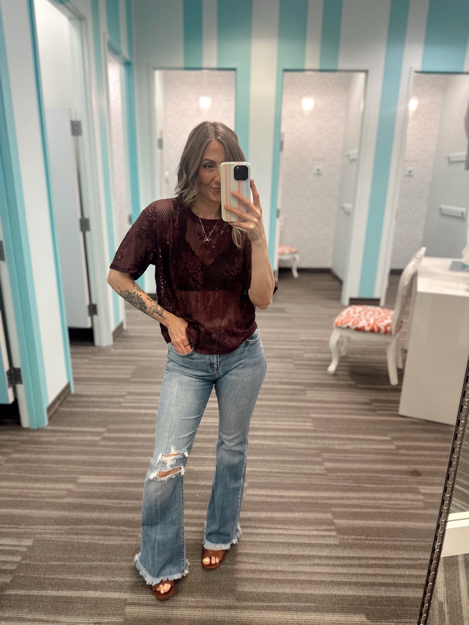 Wearing small in top and 27 in jeans

#LTKootd #LTKgrwm #LTKmomlife