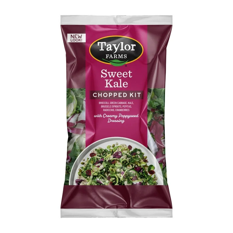 Taylor Farms Sweet Kale Chopped Salad Kit, 12 oz Bag, Fresh | Walmart (US)
