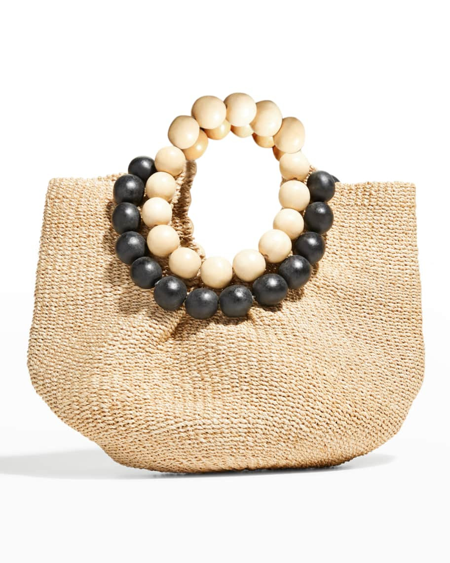 Cueba Beaded Top-Handle Bag | Neiman Marcus