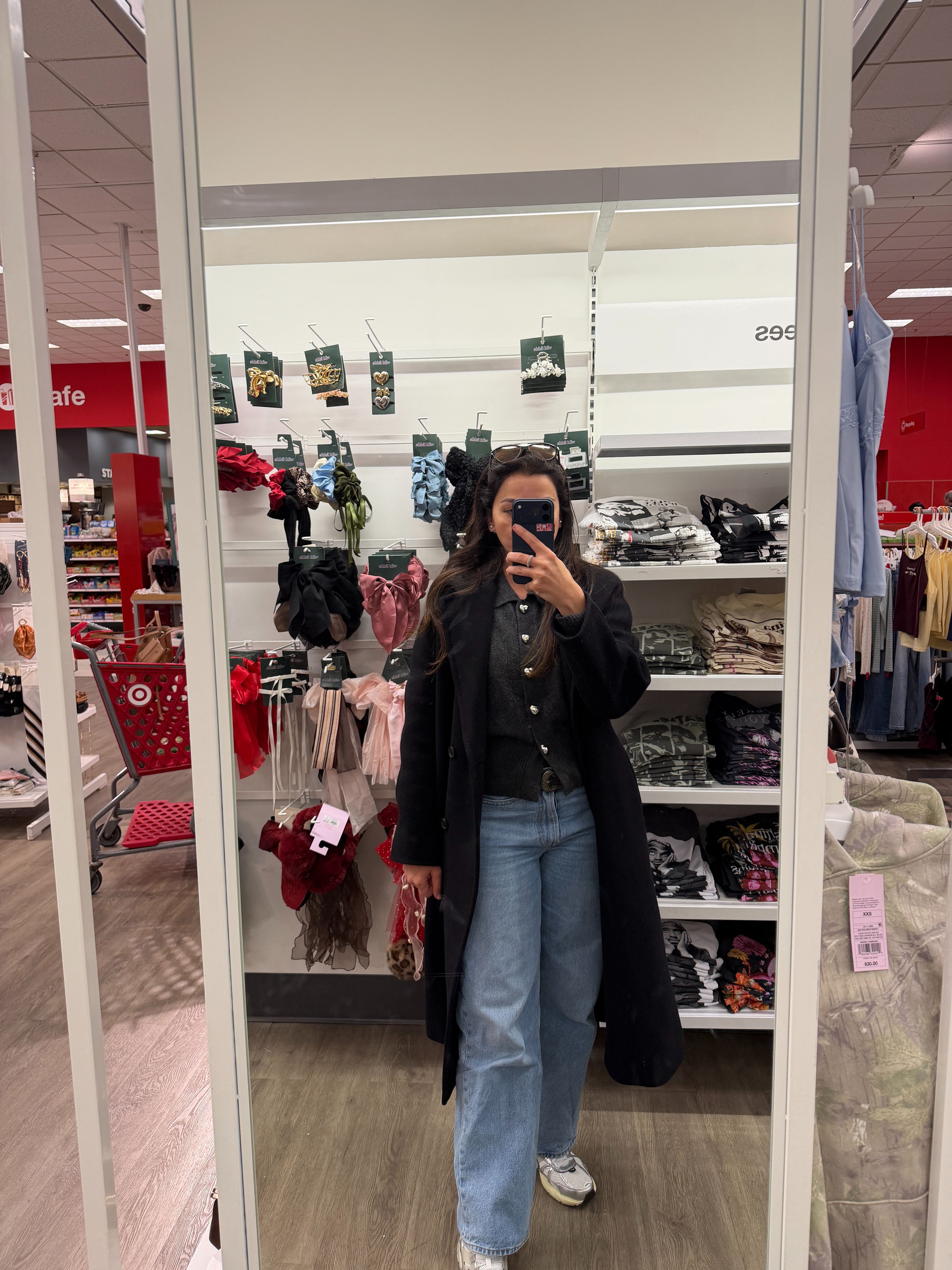 quick Target run fit ✨ cozy Target cardigan + wide leg jeans + long black coat + neutral sneakers, easy winter outfit, comfy mom style, budget friendly basics you can rewear all season! #ltktarget


  

#LTKGiftGuide #LTKCyberWeek #LTKHoliday