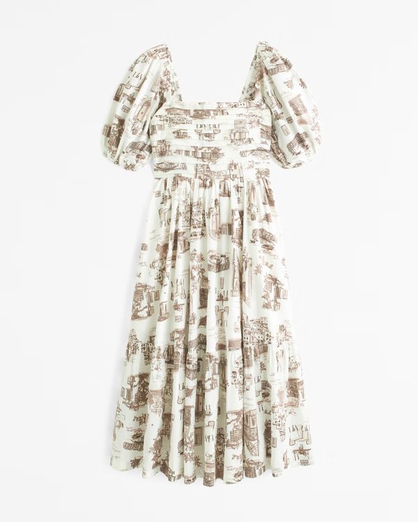 The A&F Emerson Midi Dress | Abercrombie & Fitch (US)