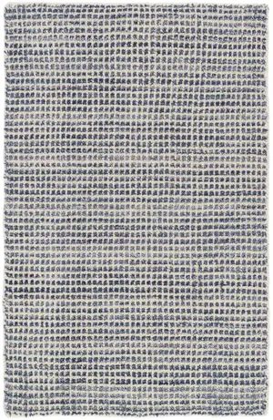 Homer Blue Loom Knotted Wool/Viscose Rug | Annie Selke