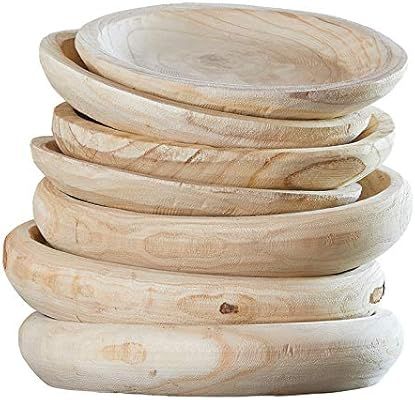 Santa Barbara Design Studio Paulownia Wood Bowl - Large - Natural | Amazon (US)