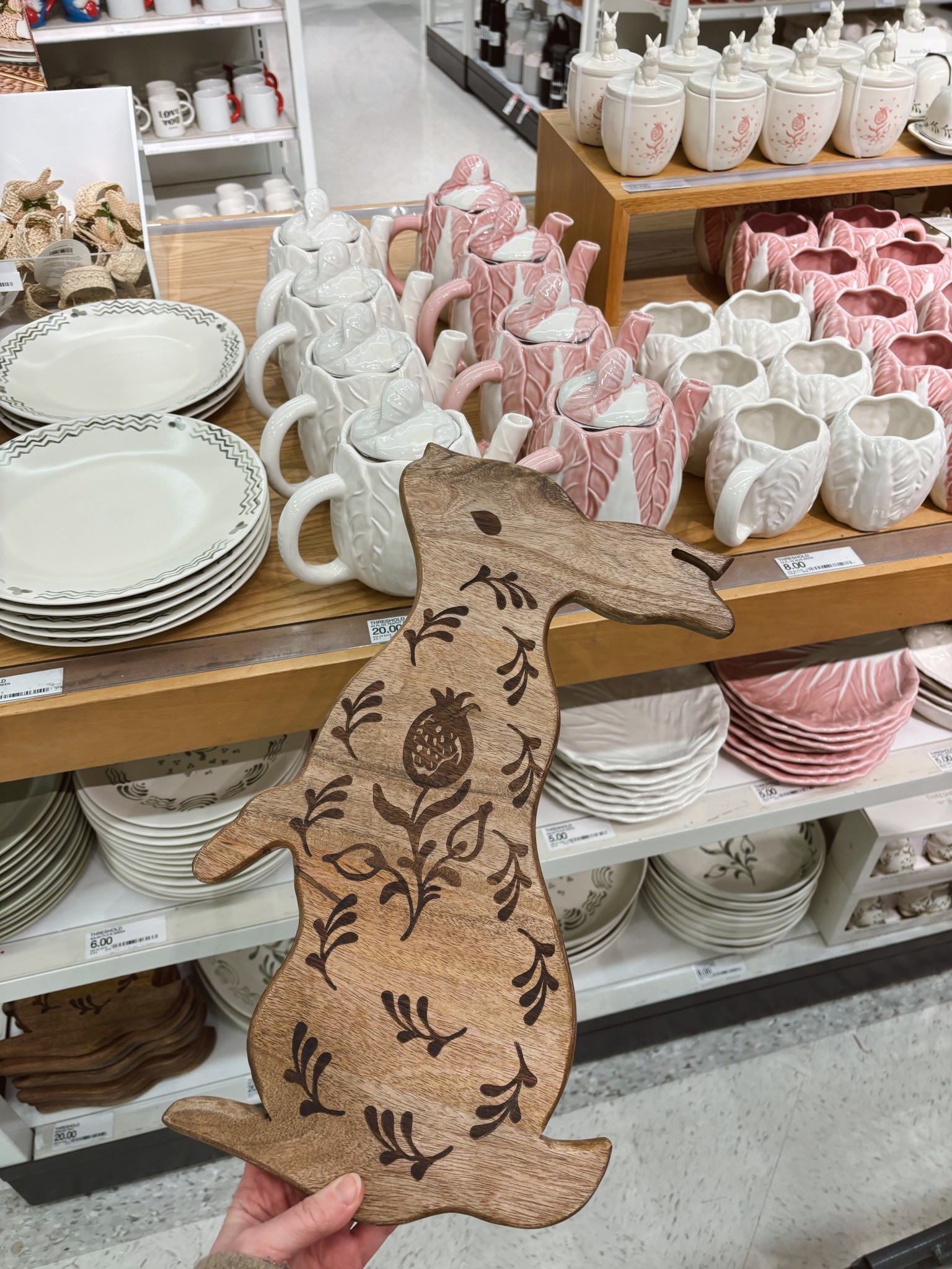 Wood bunny serving board - so sweet for Easter 🐰 target spring home decor 2026

#LTKSeasonal #LTKSaleAlert #LTKHome