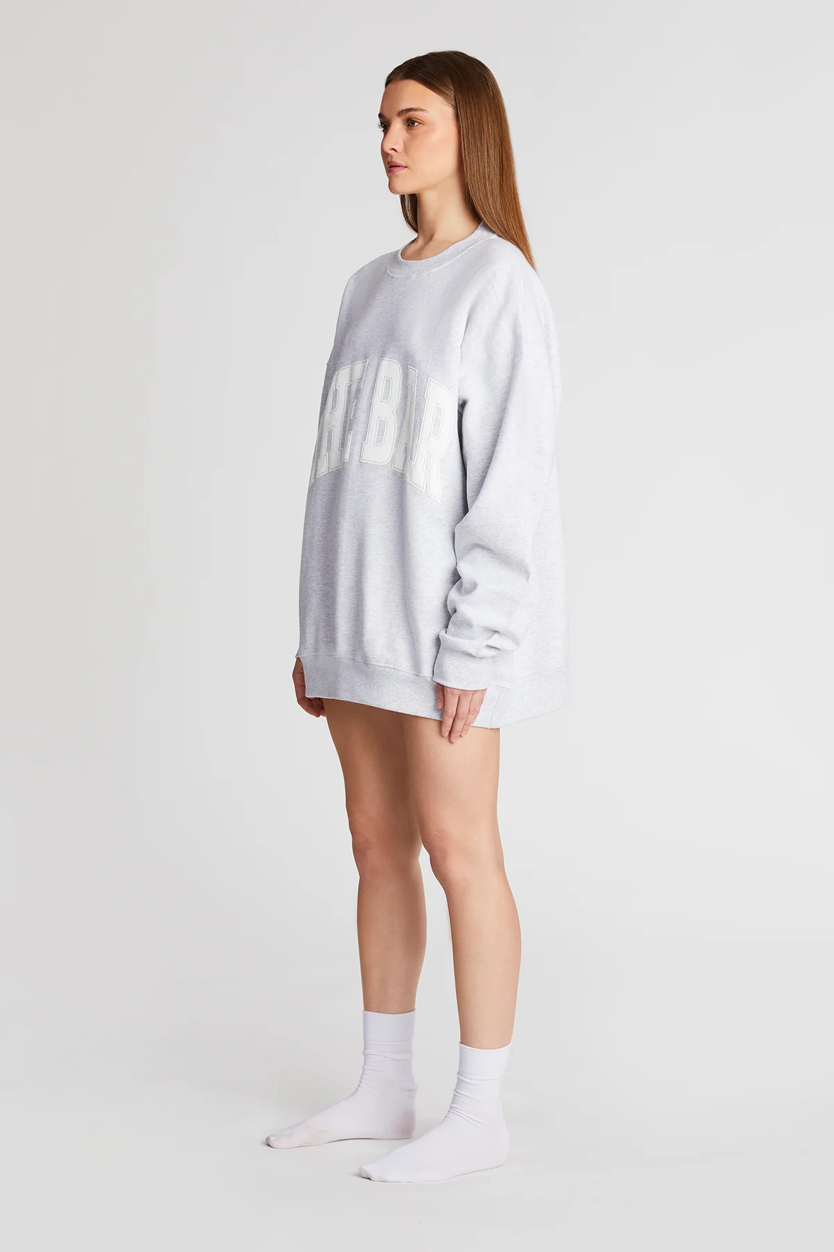 VARSITY SWEATSHIRT LT HEATHER GREY | The Bar