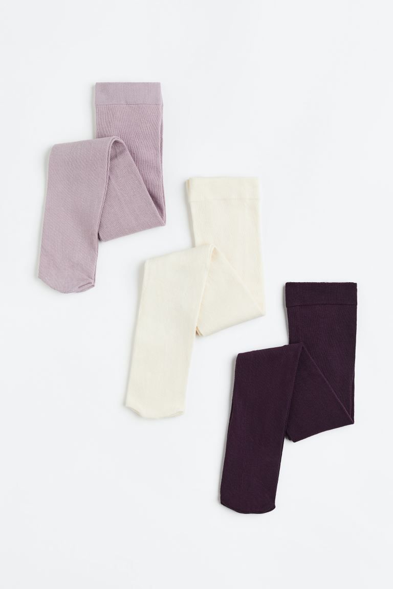 3-pack Fine-knit Tights | H&M (US)