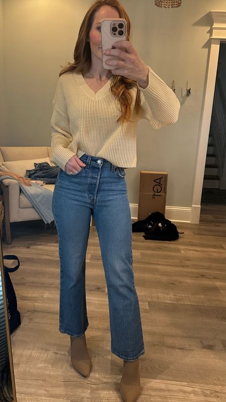 Fav jeans for the win with this super cute Amazon crop sweater 🤍

#LTKstyletip #LTKfindsunder100 #LTKfindsunder50