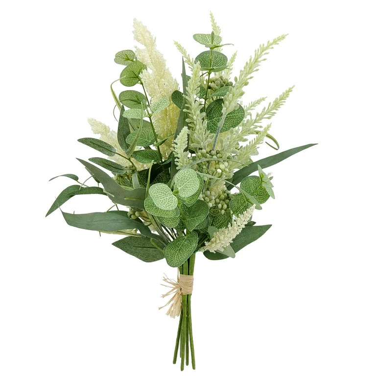 Mainstays 17in Indoor Artificial Greenery Bundle, Green Color | Walmart (US)