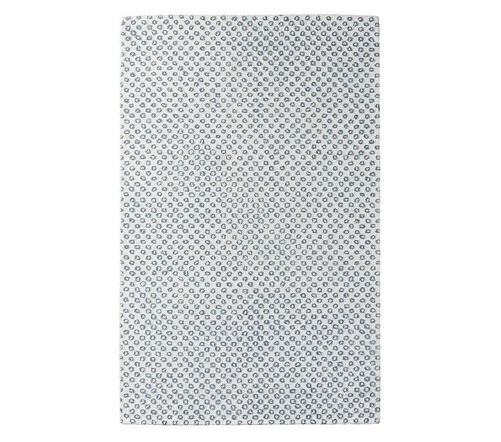 Performance Textured Dot Rug | Pottery Barn Kids