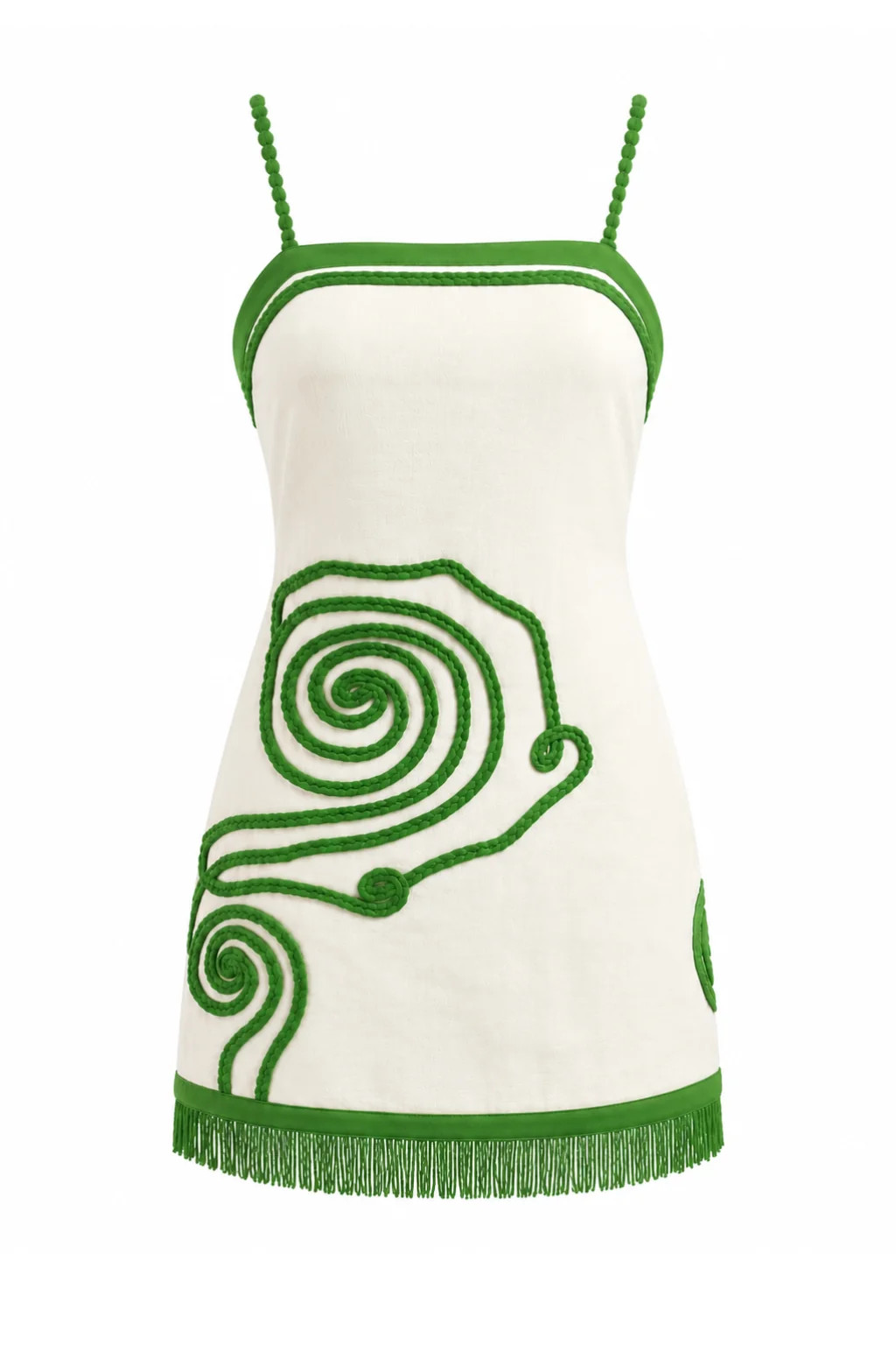 Halley Emerald Vine Mini Dress | Anna Cate Collection