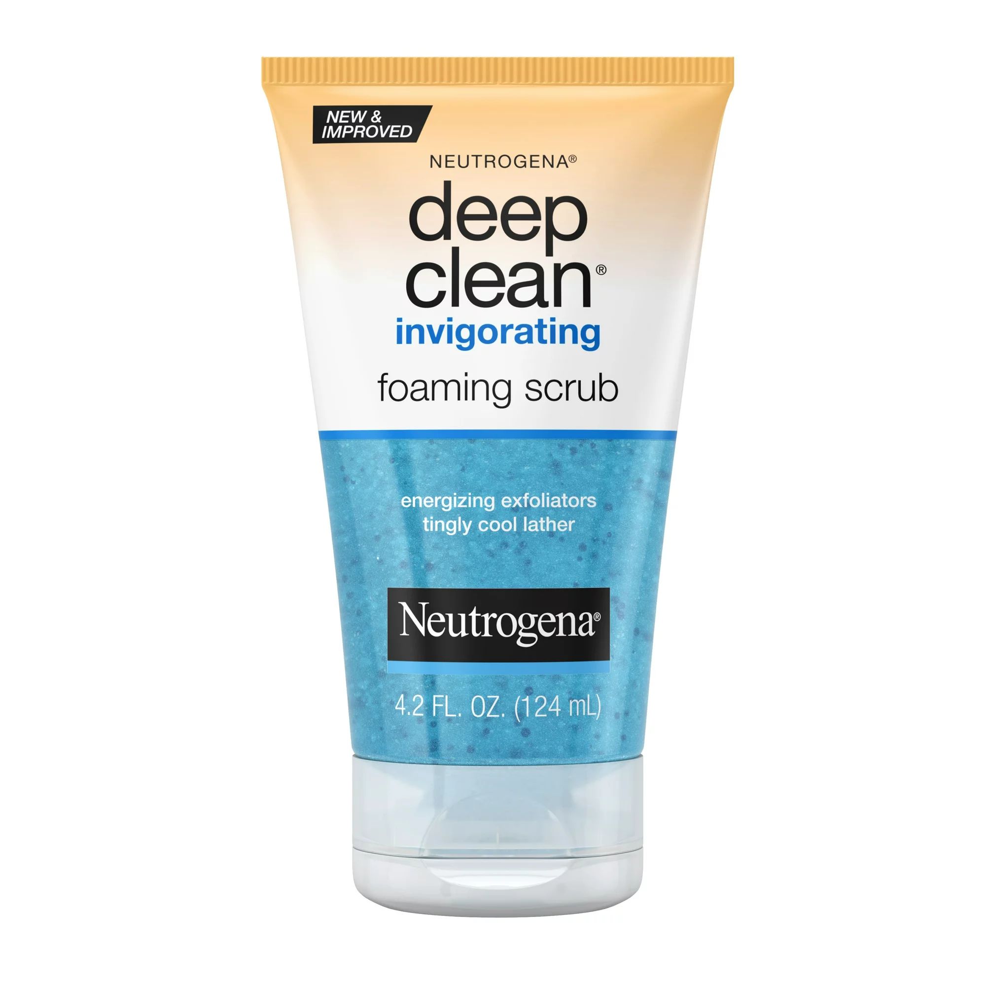 Neutrogena Deep Clean Invigorating Foaming Gel Face Scrub, 4.2 fl. oz | Walmart (US)