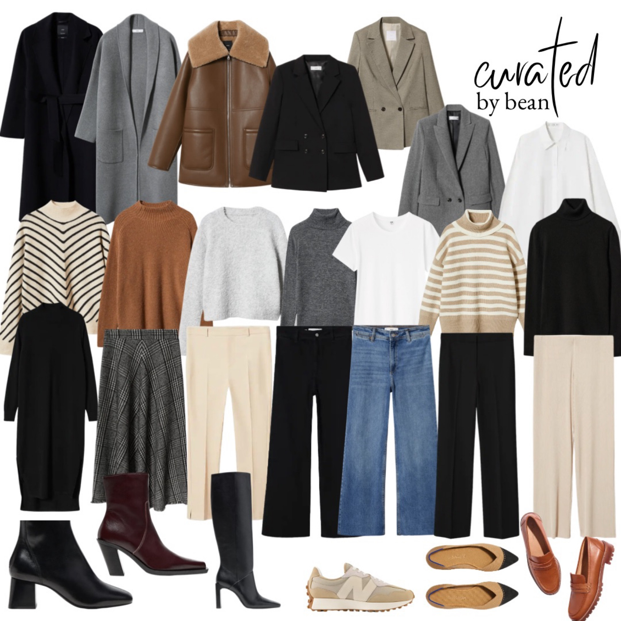 January capsule wardrobe! All outfits this month will come from these items! | capsule wardrobe, winter outfits, womens outfits, womens style, neutral style

#LTKSeasonal #LTKstyletip #LTKFind
