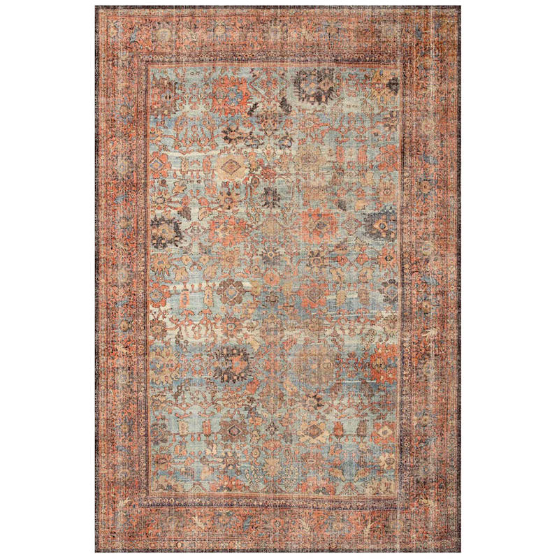 Montebello Distressed Persian Accent Rug With Carpet Backing, 2x5 | At Home