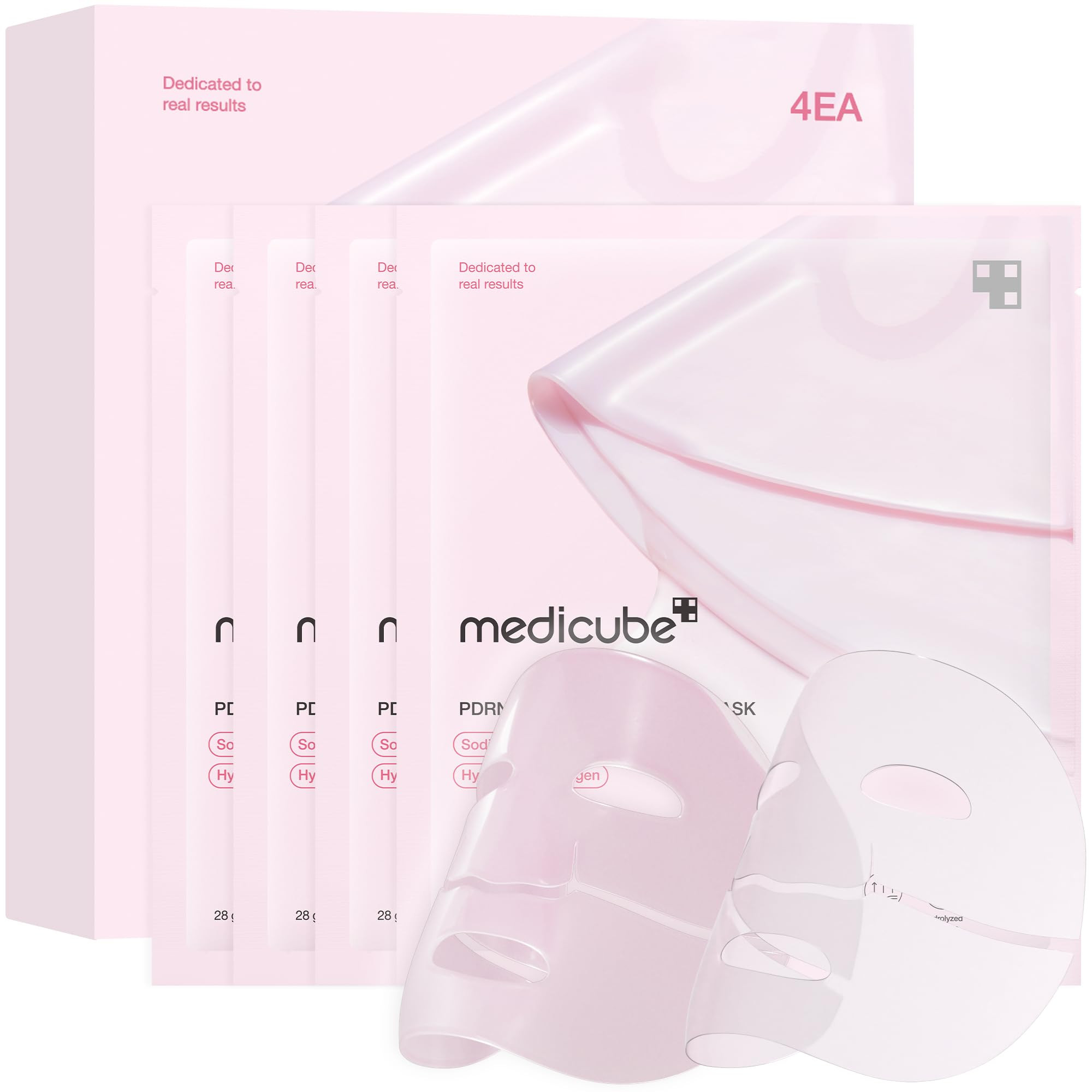 medicube Salmon DNA PDRN pink collagen jelly gel mask | overnight face mask for glass glow skin- ... | Amazon (US)