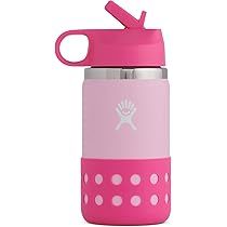 Amazon.com : Hydro Flask 12 OZ Kids Wide Mouth Straw LID and Boot Plumeria : Sports & Outdoors | Amazon (US)