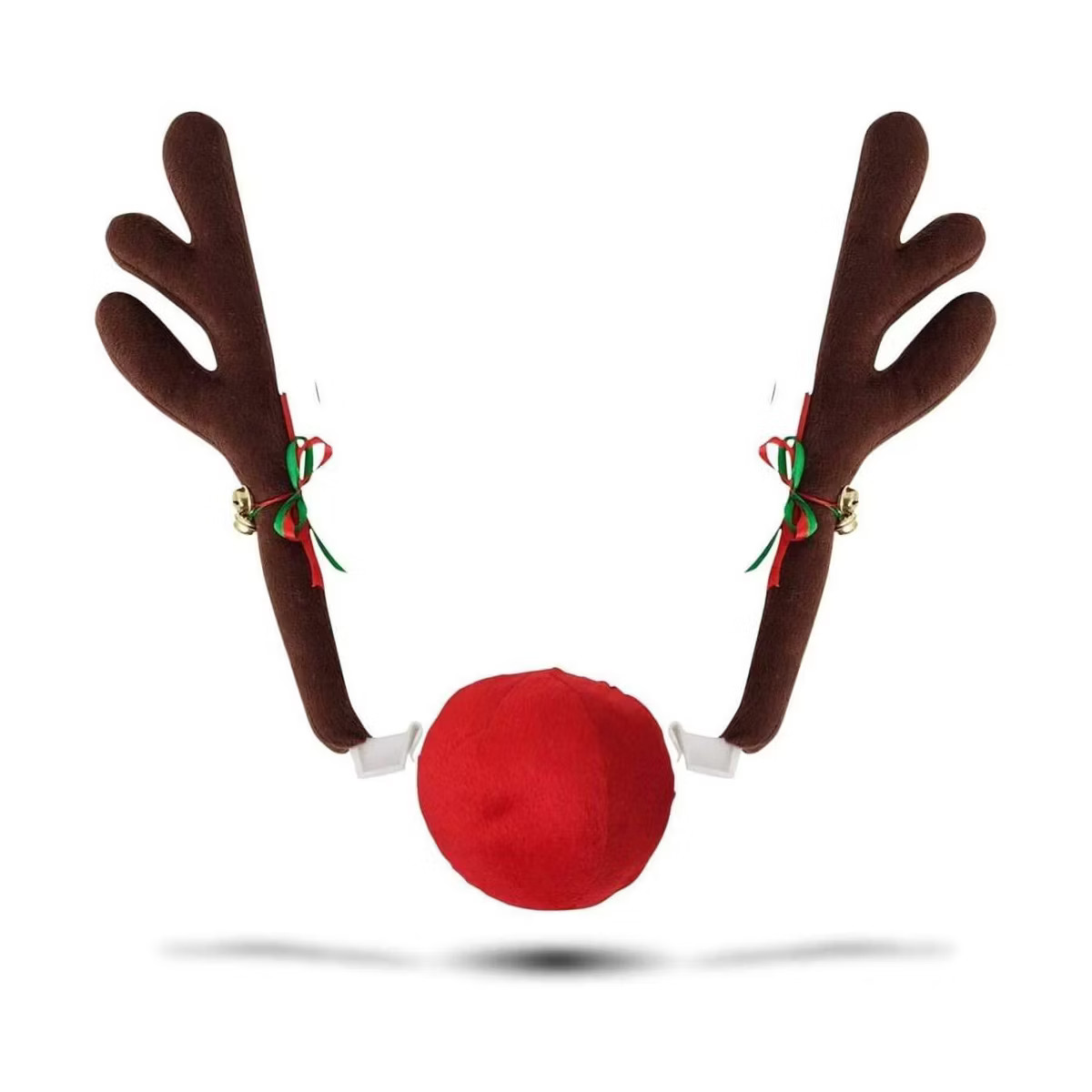 Zone Tech Christmas Car Reindeer Antlers and Nose Set - Rudolph Car Accessory Jingle Bell Antlers... | Target
