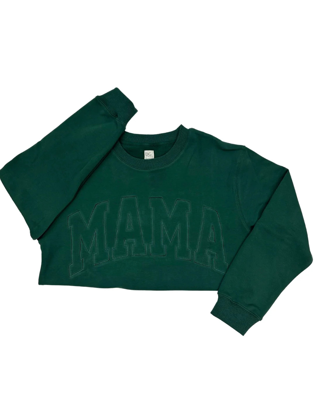 MAMA Drop Shoulder Crew - Emerald Green *updated fit* | Brooklyn Grace
