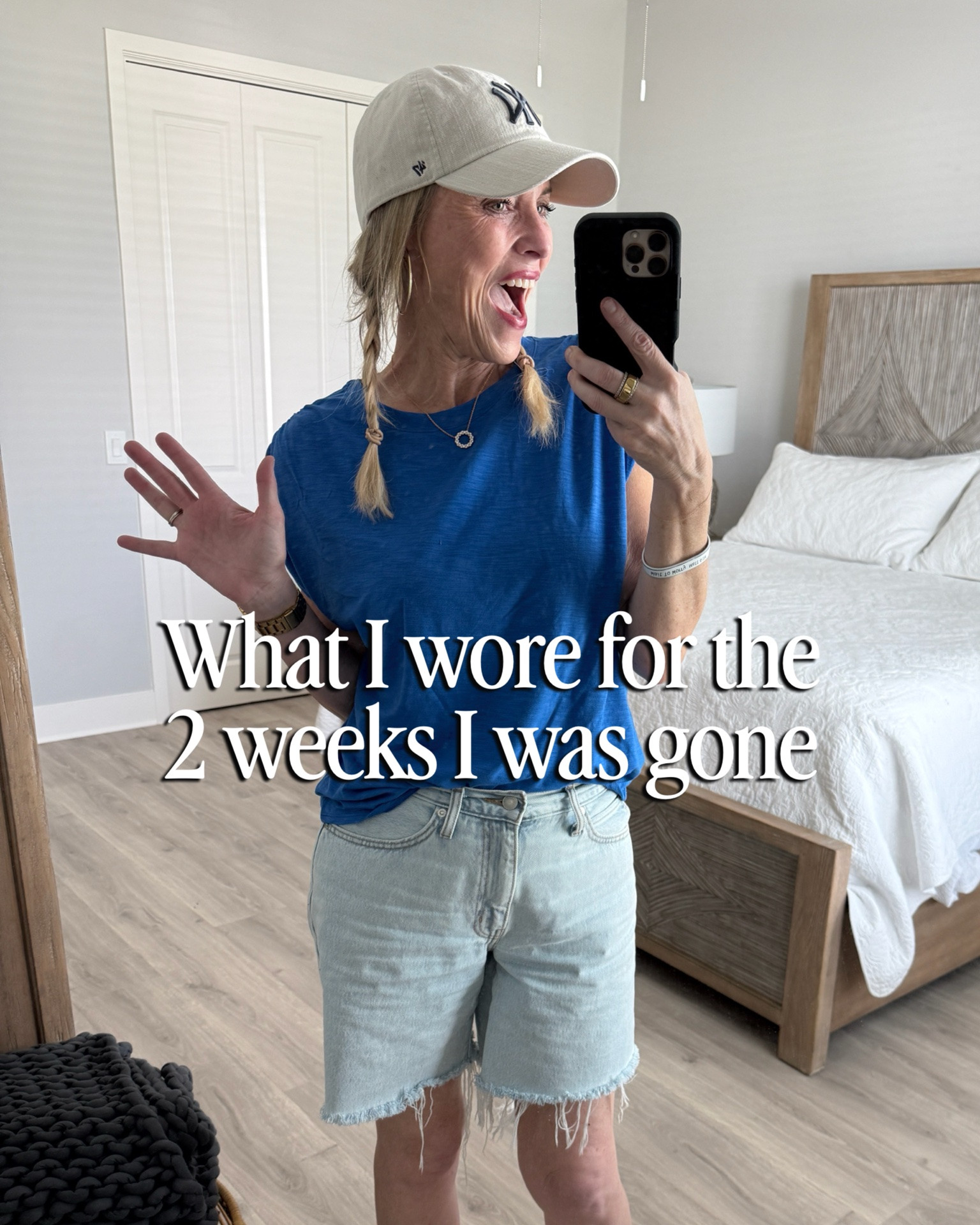 Two weeks away = A LOT of outfits 😂 and these are the things I actually wore.

We had everything from Eric’s conference and dinners to travel days, running around, and plenty of very casual days in between. And looking back at these pictures, I apparently packed exactly like I dress at home… a little dressed up, a lot casual, and always comfortable. 

There are some REALLY good finds in here, including several pieces I’ve already shown y’all because I keep reaching for them over and over. Those are always the ones I feel best about sharing.




midlife fashion | over 40 style | over 50 style | travel outfits | casual outfit ideas | women’s fashion | everyday style | affordable fashion finds

#midlifefashion #over50style #traveloutfits #casualstyle #everydaystyle

#LTKootd #LTKOver40 #LTKTravel