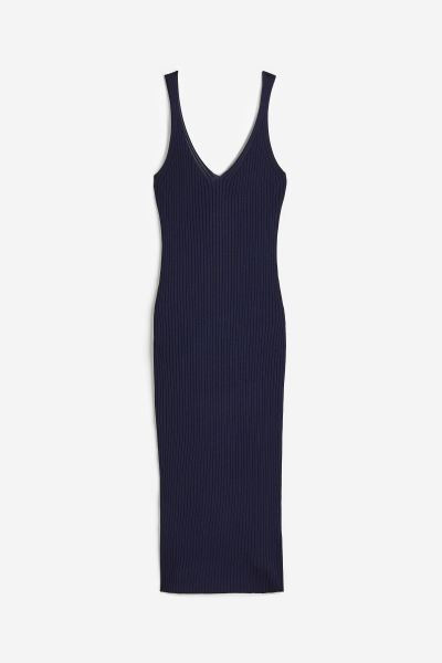 Bodycon-Kleid in Rippstrick | H&M (DE, AT, CH, NL, FI)
