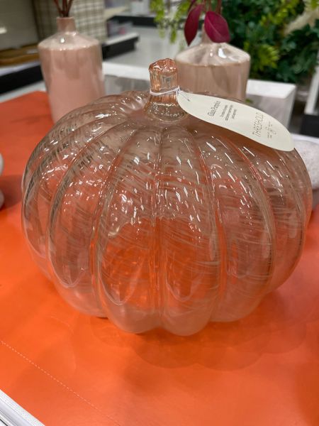 Glass pumpkin 

#LTKhome #LTKFind #LTKSeasonal