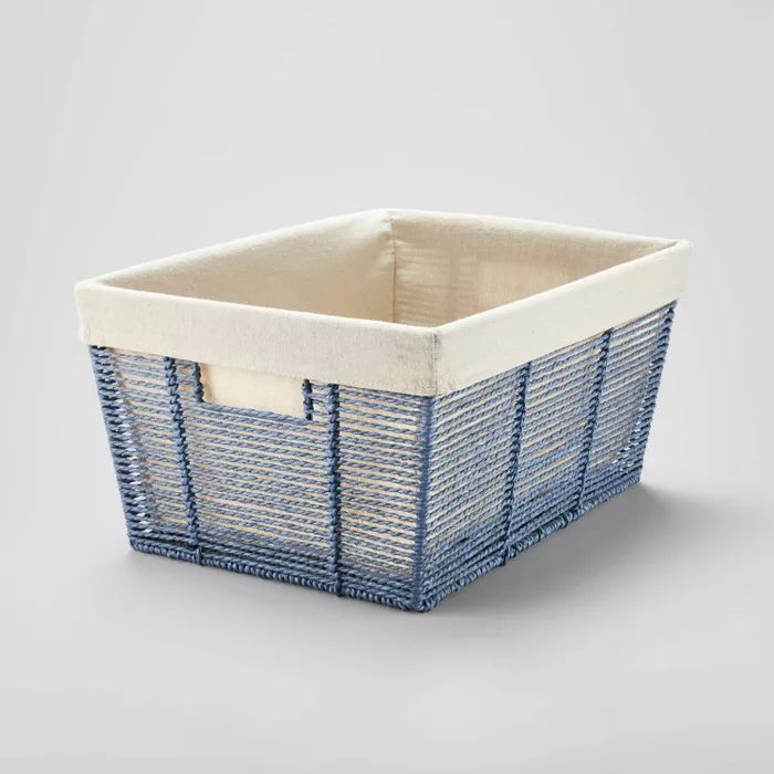 17'' x 12" x 8" Large Woven Twisted Paper Rope Tapered Basket - Brightroom™ | Target