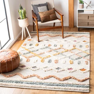SAFAVIEH Handmade Kenya Itoko Modern Wool Rug | Bed Bath & Beyond
