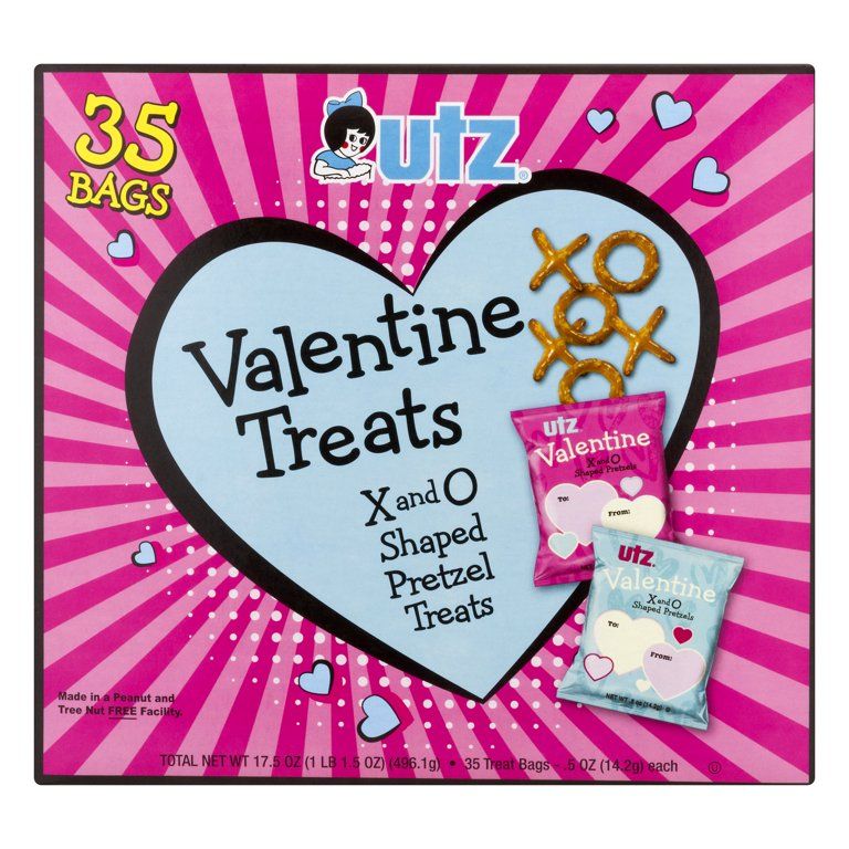 Utz Valentine X and O Shaped Pretzels | Walmart (US)