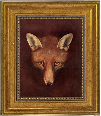 Schooner Bay Co. – Philip Reinagle Renard the Fox 5 x 6” Framed Oil Painting Print on Canvas ... | Amazon (US)