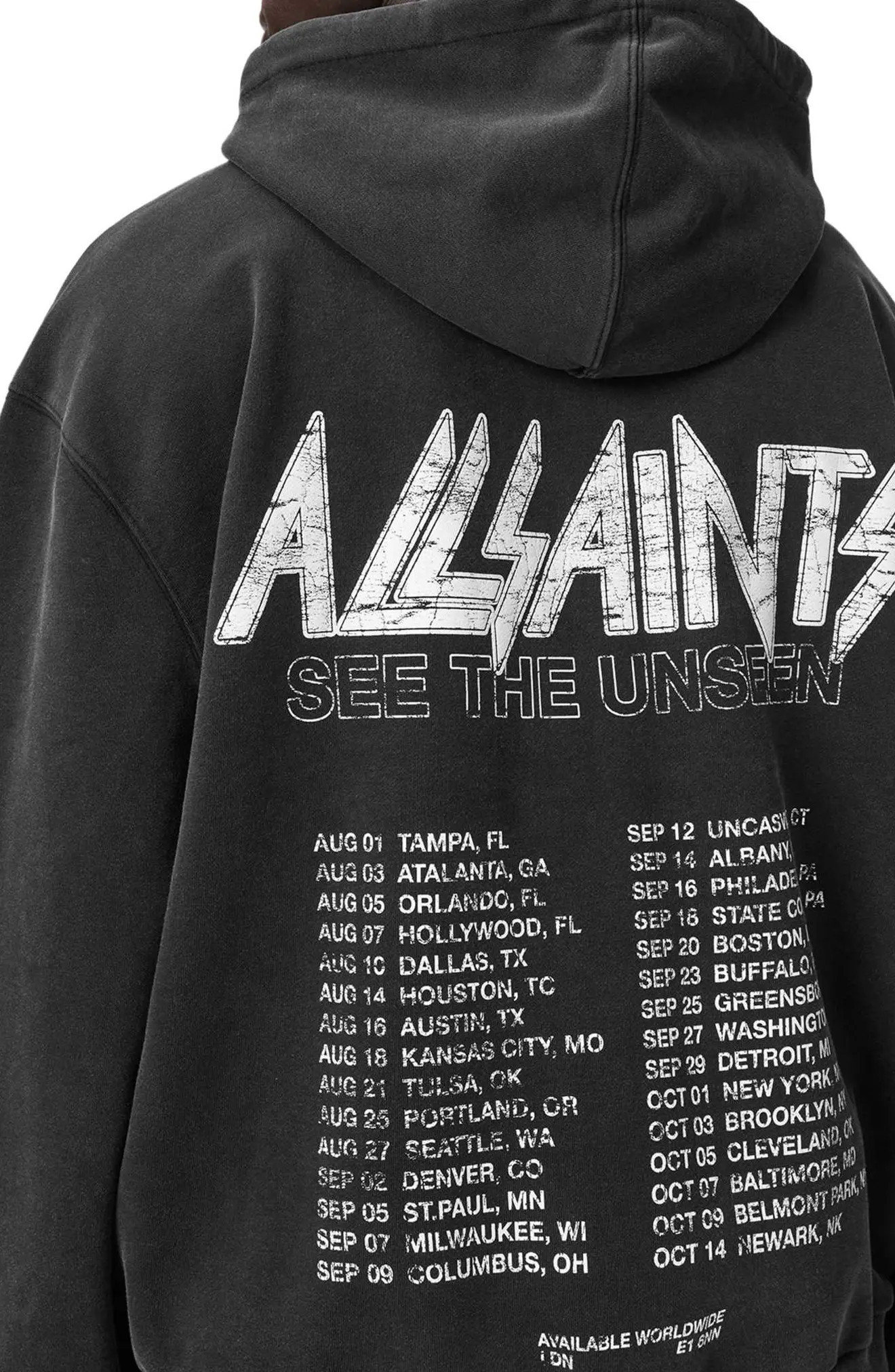 AllSaints Chromium Graphic Hoodie (Men) | Nordstrom | Nordstrom
