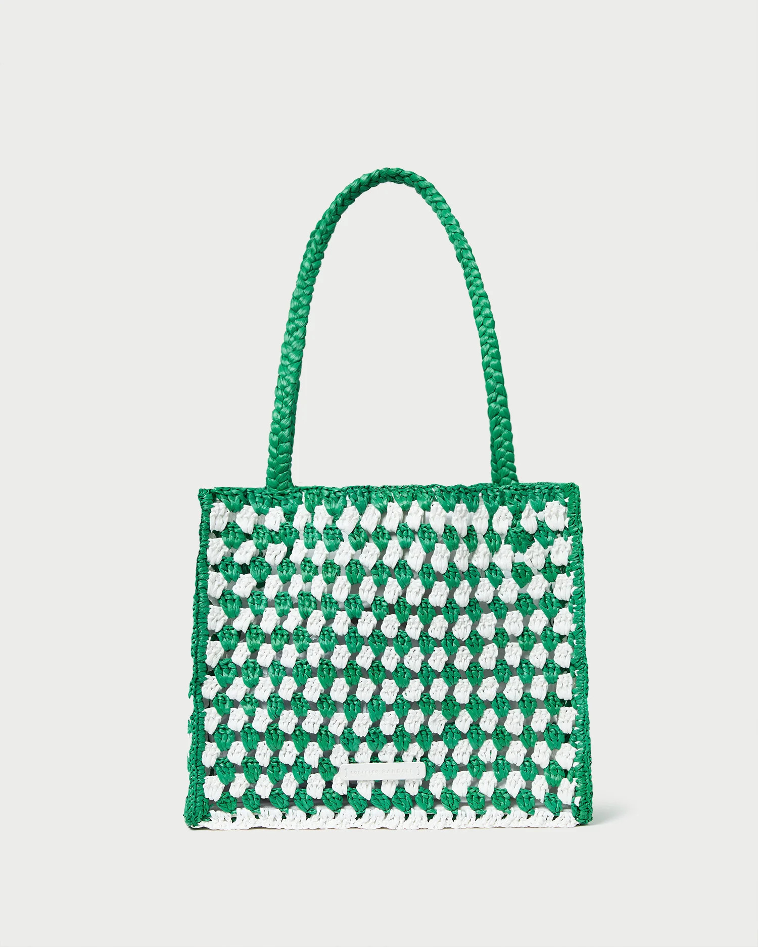 Missy Green/Cream Crochet Tote | Loeffler Randall