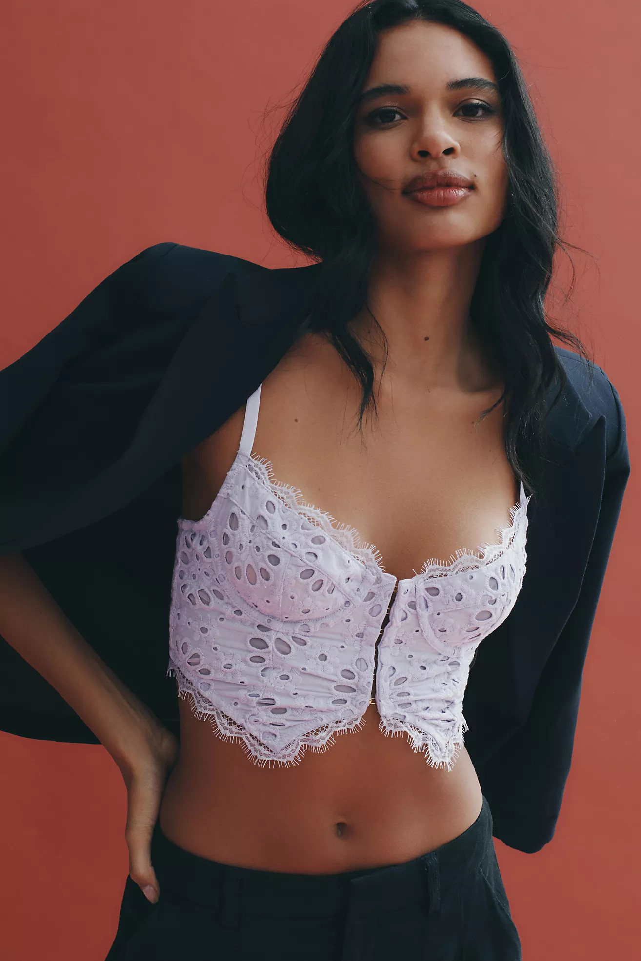 The Giselle Lace Bustier: Eyelet Edition | Anthropologie (US)