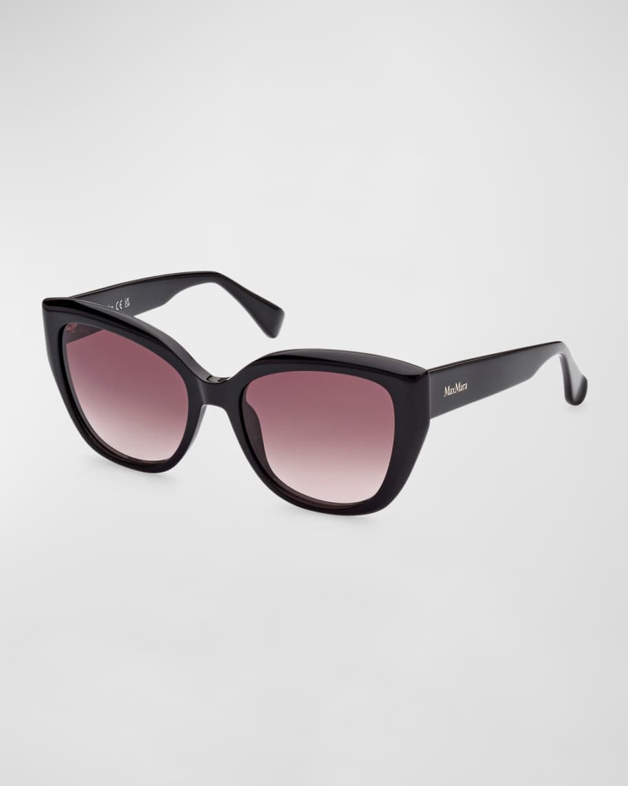 Max Mara Gradient Plastic Cat-Eye Sunglasses | Neiman Marcus