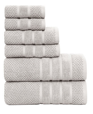 Waffle 6-Pc. Bath Towel Set | Macy's