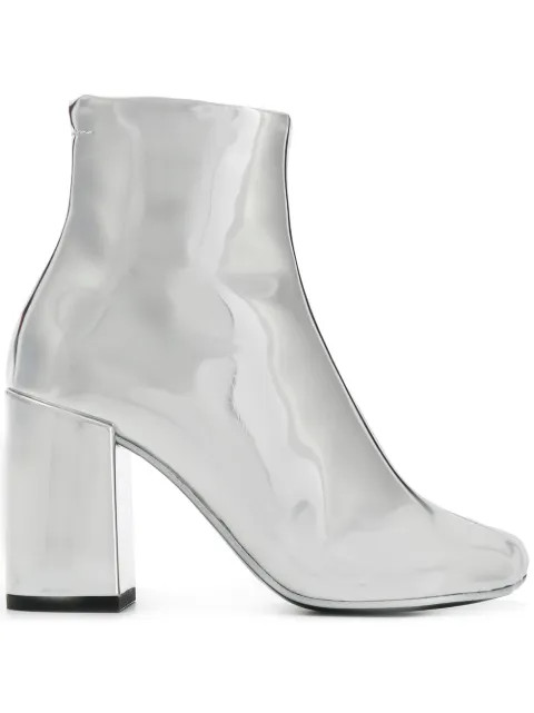 metallic ankle boots | FarFetch US