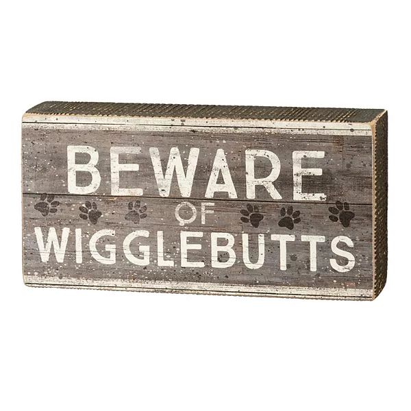 Wigglebutts Box Sign Wall Art By Kathy | Kohl's